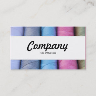 Carte De Visite Bande centrale - Roulettes de coton