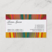 Carte De Visite Bande centrale - Script - Abstrait (Dos)