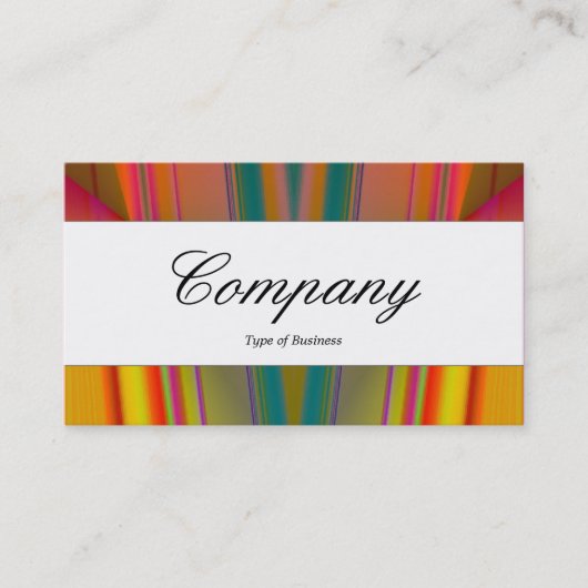 Carte De Visite Bande centrale - Script - Abstrait (Devant)