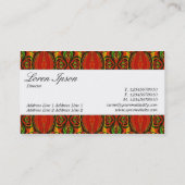Carte De Visite Bande centrale - Script - Motif (Dos)