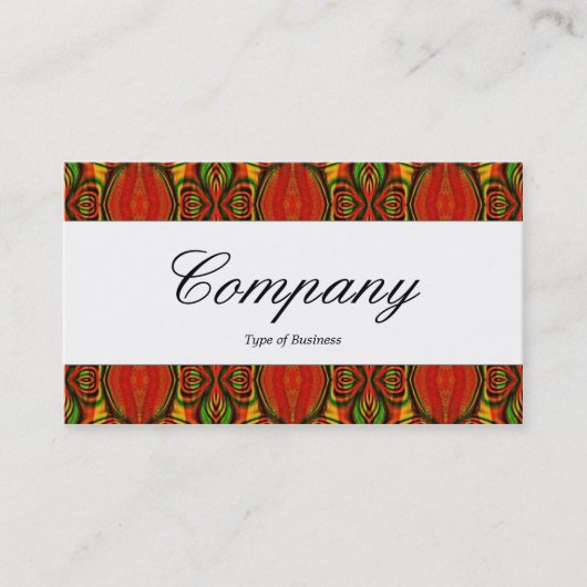 Carte De Visite Bande centrale - Script - Motif (Devant)