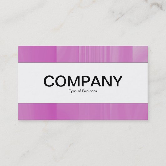 Carte De Visite Bande centrale - Verre teintée Rose (Devant)