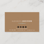 Carte De Visite Bande de bande de cassettes rétros Bleu (Dos)