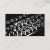 Carte De Visite Bande de couleurs - Dk Green - Machine à écrire Vi (Dos)