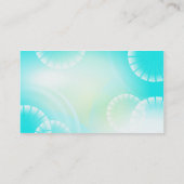 Carte De Visite Bande de couleurs - Noir - Abstrait 02 (Dos)