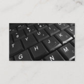 Carte De Visite Bande de couleurs - Noir - Clavier 02 (Dos)