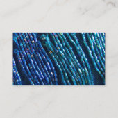 Carte De Visite Bande de couleurs - Noir - Corde perle (Dos)