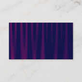 Carte De Visite Bande de couleurs - Noir - Drapery violet (Dos)