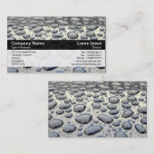 Carte De Visite Bande de couleurs - Noir - Hotte de voiture (Devant / Derrière)