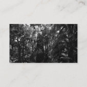 Carte De Visite Bande de couleurs - Noir - Jardin botanique (Dos)