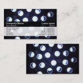 Carte De Visite Bande de couleurs - Noir - LED (Devant / Derrière)