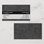 Carte De Visite Bande de couleurs - Noir - Noir - Noir - Noir (Devant / Derrière)