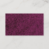 Carte De Visite Bande de couleurs - Noir - Tapis laineux 02 (Dos)