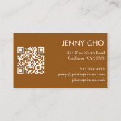 Carte De Visite Bande de courbe Rétro Abstrait minimal moderne Neu (Dos)