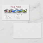 Carte De Visite Bande de film (Devant / Derrière)