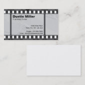 Carte De Visite Bande de film - noir (Devant / Derrière)
