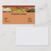 Carte De Visite bande de fruits et légumes (Devant / Derrière)