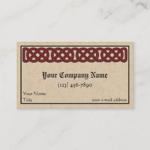 Carte De Visite Bande de Knotwork de Celtic