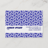 Carte De Visite Bande de texture 011 (Dos)