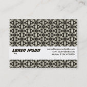 Carte De Visite Bande de texture 06 (Dos)