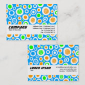 Carte De Visite Bande de texture - Abstrait 030413 (Devant / Derrière)