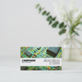 Carte De Visite Bande de texture - Circuitrie (Debout devant)