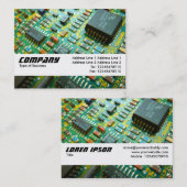 Carte De Visite Bande de texture - Circuitrie (Devant / Derrière)