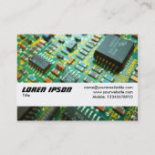 Carte De Visite Bande de texture - Circuitrie (Dos)