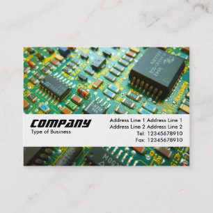 Carte De Visite Bande de texture - Circuitrie