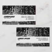 Carte De Visite Bande de texture - Circuitrie (Devant / Derrière)