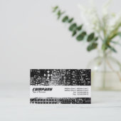Carte De Visite Bande de texture - Circuitrie (Debout devant)