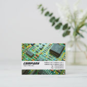 Carte De Visite Bande de texture - Cirtcuitry (Debout devant)