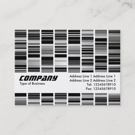 Carte De Visite Bande de texture - Codex (Devant)