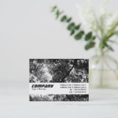 Carte De Visite Bande de texture - Dans les arbres (Debout devant)