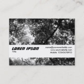 Carte De Visite Bande de texture - Dans les arbres (Dos)