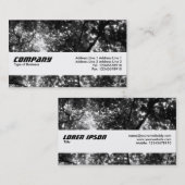 Carte De Visite Bande de texture - Dans les arbres II (Devant / Derrière)