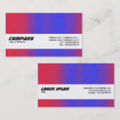 Carte De Visite Bande de texture - Flux de couleurs (Devant / Derrière)