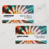 Carte De Visite Bande de texture - Grande roue (Devant / Derrière)