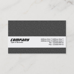 Carte De Visite Bande de texture - Gris foncé Texture incorporée