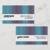 Carte De Visite Bande de texture - Jet Stream (Devant / Derrière)