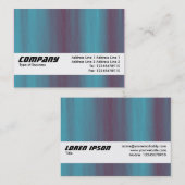 Carte De Visite Bande de texture - Jet Stream (Devant / Derrière)