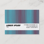 Carte De Visite Bande de texture - Jet Stream (Dos)