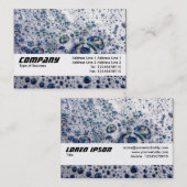 Carte De Visite Bande de texture - lessives de savon (Devant / Derrière)