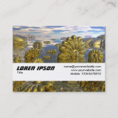 Carte De Visite Bande de texture - Pays de Midas (Dos)