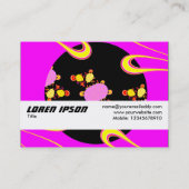 Carte De Visite Bande de texture - Radio Ate the Video Star (Dos)