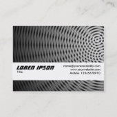 Carte De Visite Bande de texture - Rayon Lune (Dos)