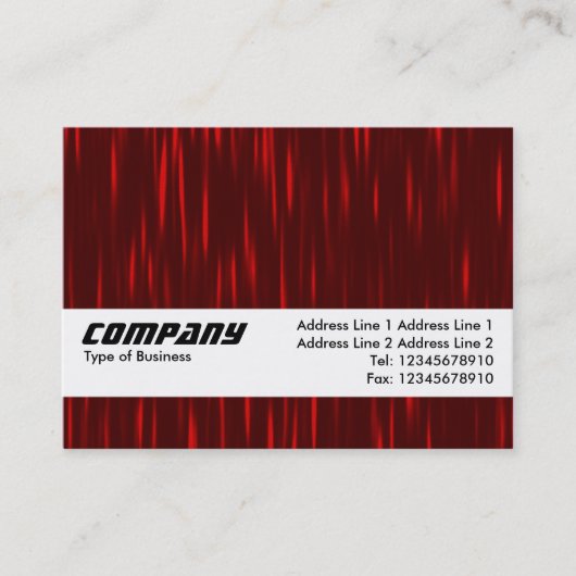 Carte De Visite Bande de texture - Red Streaks (Devant)