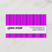 Carte De Visite Bande de texture - Satin pourpre (Dos)