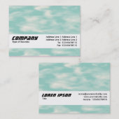 Carte De Visite Bande de texture - Sky (Devant / Derrière)
