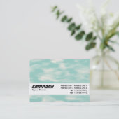 Carte De Visite Bande de texture - Sky (Debout devant)